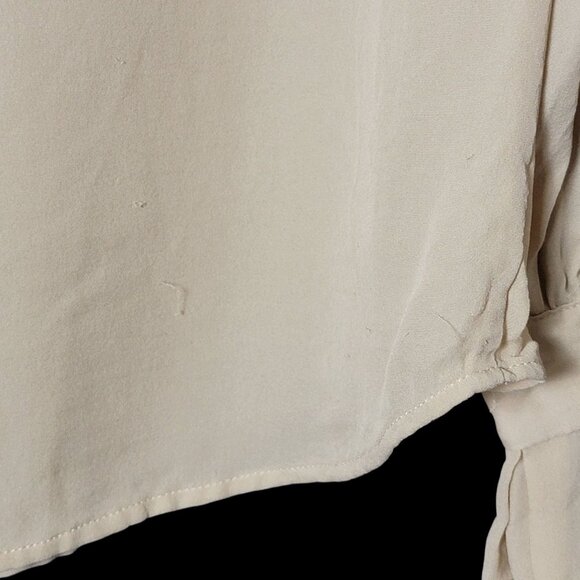 Lot of 2 Silk Tops BCBGMAXAZRIA Marciano Office Work Victorian Elegant Small - Picture 5 of 15